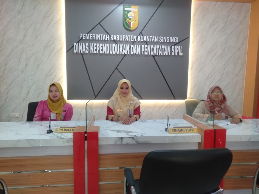 Beri Kenyamanan Untuk Masyarakat, Disdukcapil Kuansing Bangun Ruang Pelayanan Baru