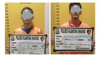 Polres Kuansing Gulung Dua Pelaku Penyelewengan BBM Subsidi