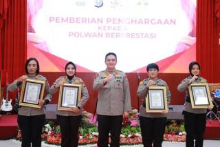HUT Polwan, 4 Srikandi Bhayangkara Raih Penghargaan