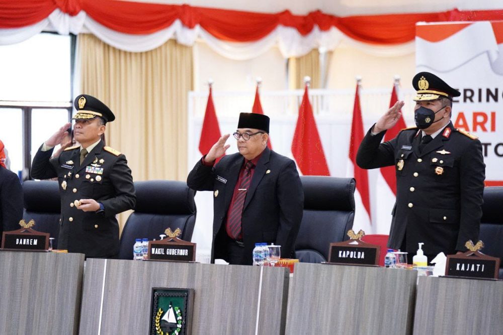 Wagubri Ikuti Upacara Peringatan Hari Kesaktian Pancasila 2022 Secara Virtual