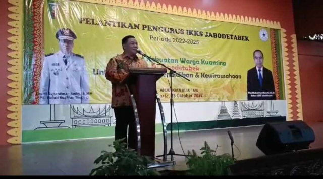 Pelantikan IKKS se-Jabodetabek, Pemprov Riau Akomodir Aspirasi Masyarakat Kuansing