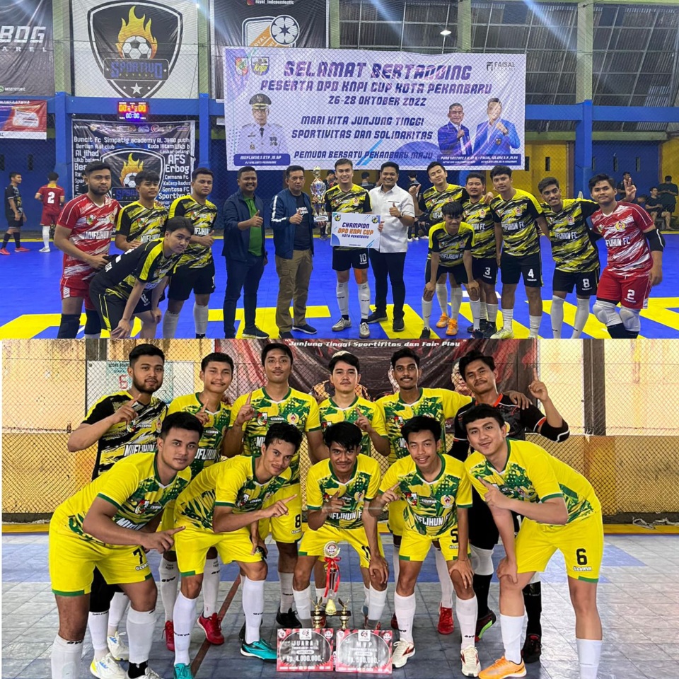 Tim Futsal Muflihun FC Ukir Sejarah Juarai Dua Turnamen Sekaligus