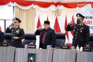 Wagubri Ikuti Upacara Peringatan Hari Kesaktian Pancasila 2022 Secara Virtual