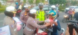 Hari Pertama Operasi Zebra Lancang Kuning di Pekanbaru, 46 Pemotor Ditilang