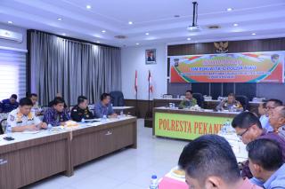Pemko dan Polresta Bahas Penyelesaian Konflik Sosial Dugaan Pungli Buruh Angkut