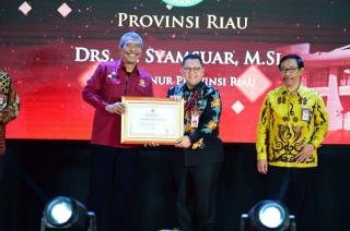 Pemprov Riau Kembali Meraih Penghargaan dari KASN