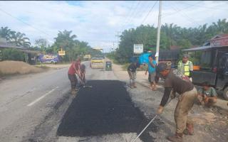 Dinas PUPR PKPP Riau Gerak Cepat, 167 Kilometer Jalan di Inhu dan Inhil telah Fungsional