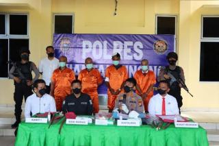 Bentrok Kelompok TMS VS Karyawan PT BRJ, Tiga Orang Luka dan Motor Dibakar