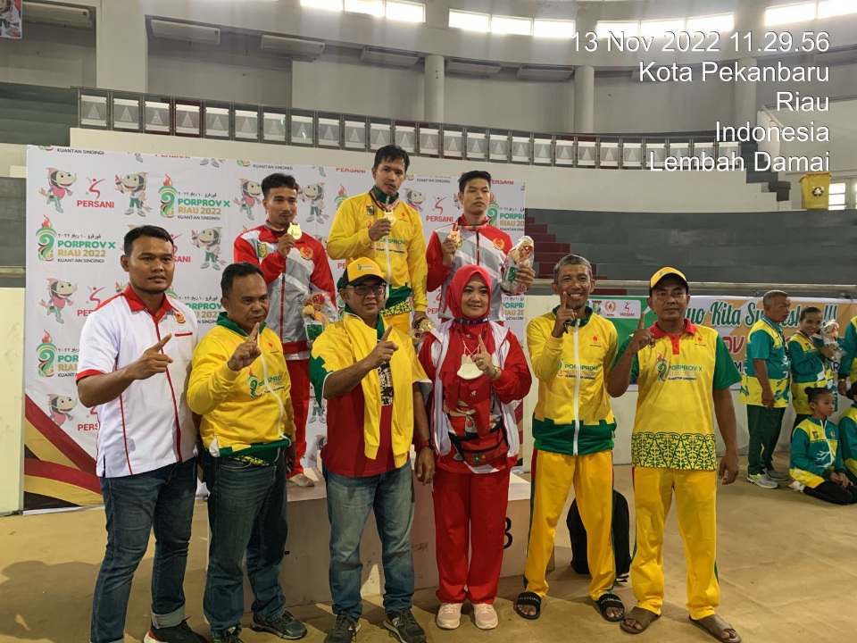 Cabor Senam Persembahkan Emas Pertama buat kota Pekanbaru di Porprov Riau X Kuansing