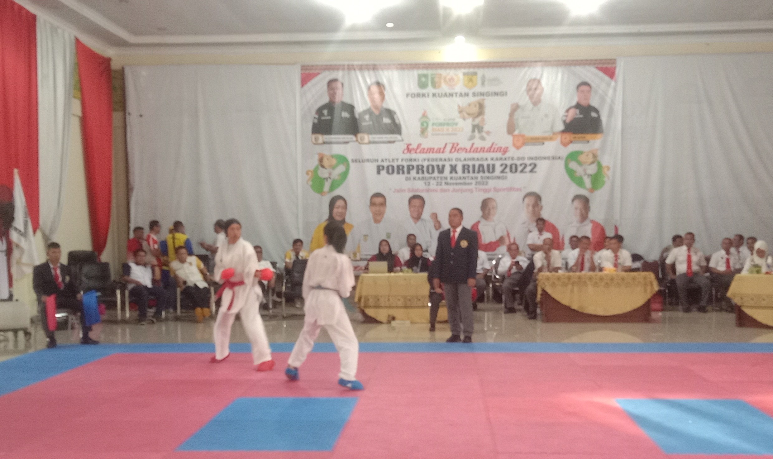 Pimpin Sementara Klasemen Porprov X Riau, Pelalawan Raih 2 Medali Emas Cabor Karate