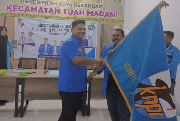 Pimpin PK KNPI Tuah Madani, Ary Nugraha Ajak Pemuda Berkolaborasi di Era Digital