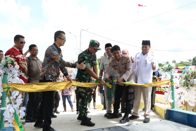 Diresmikan Plt Bupati Kuansing, PT ASMJ Serap Puluhan Tenaga Kerja Lokal