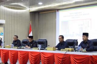 Fraksi-fraksi DPRD Sampaikan Pandangan Umum Terhadap Ranperda Penyertaan Modal Pemkab kepada BUMD PT Bumi Meranti