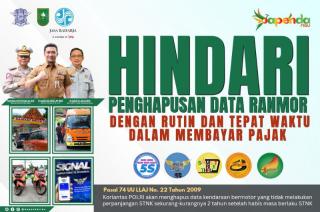 BAPENDA RIAU: Hindari Potensi Penghapusan Data Kendaraan