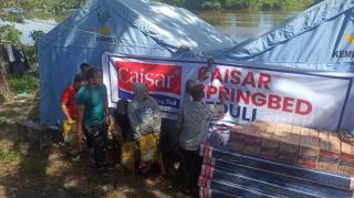 Doa Korban Kebakaran Terkabulkan Diberi Kasur Empuk dari Caisar Spring Bed