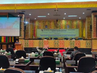 Fraksi Fraksi DPRD Pekanbaru Sampaikan Pandangan Umum Terkait Ranperda APBD Tahun 2023