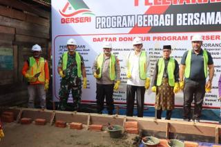 Program "Berseri", Polres Dumai Bedah Rumah Warga Tidak Mampu