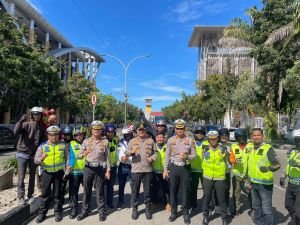 Polresta Pekanbaru Gelar Gladi Bersih Pengamanan Tour De Siak