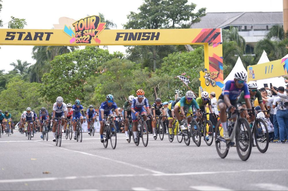 Inilah Daftar Pemenang Tour de Siak 2022 di Riau!