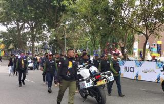 Tim Marshall Ikut Kawal Lintasan Etape III Pekanbaru City Race Tour de Siak