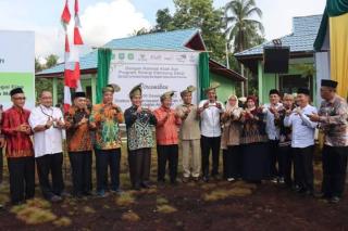 Dirjen Binmas Islam Kemenag RI Launching Kampung Zakat Kepulauan Meranti