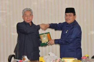 Kakanwil Kemenag Riau Terima Kunker Stafsus Wapres,Ini Pembahasnya