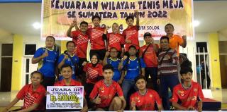 Mantap! PTMSI Riau Juara Umum Kejurwil Se Sumatera