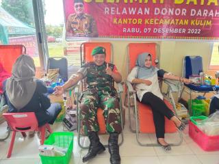 Donor Darah PMI Kulim-Tenayan Raya Kumpulkan 135 Kantong Darah
