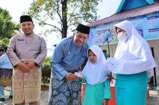Bujang Kampung di Kampung Pinang Sebatang Alfedri Sampaikan Poin Penting