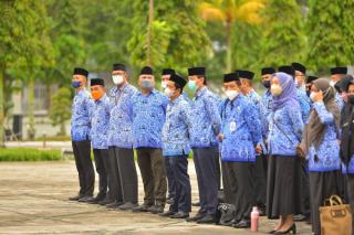 Senin 2 Januari 2023 ASN Pemprov Riau Apel Pagi