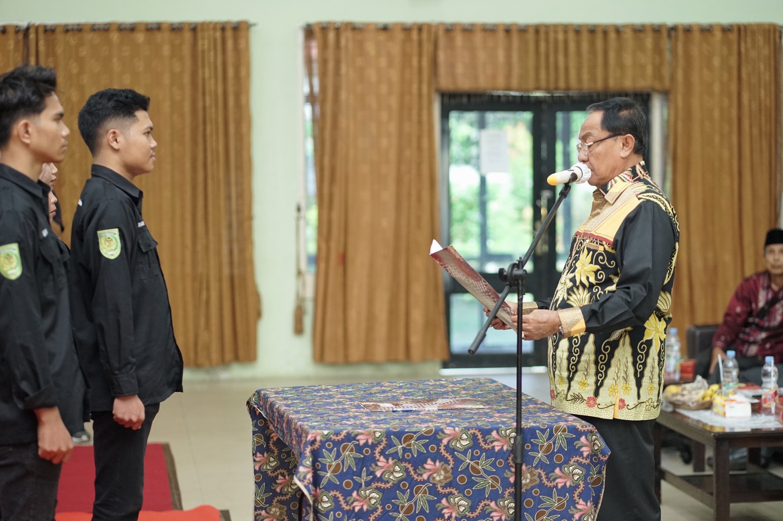 Bupati Wardan Lantik Ikatan Pemuda Pelajar Mahasiswa Gaung Anak Serka