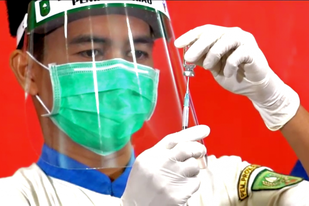 Ada Isu Berbayar, Diskes Pekanbaru: Vaksin Covid-19 Masih Gratis