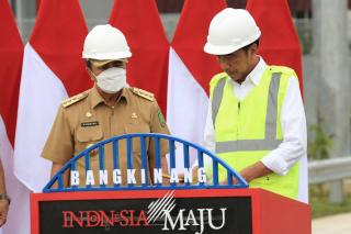 Tol Pekanbaru-Bangkinang Diresmikan Presiden Jokowi