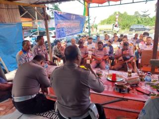 Polantas Pekanbaru Datangi Markas Supir Truk, Ini Tujuannya