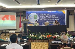 Tingkatkan Kompetensi, Disnakertrans Riau Laksanakan Sertifikasi bagi HRD
