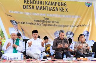 Gubri Syamsuar Kunjungi Meranti, Bupati Adil Sampaikan Berbagai Hal
