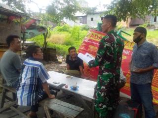 Di Kelurahan Kota Tinggi, Koramil 02/Kota Sosialisasi Komcad