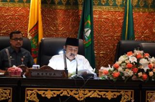 DPRD Riau Sampaikan Ranperda Tentang Hasil Pengelolaan Kekayaan Daerah Yang Dipisahkan