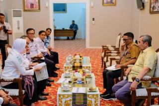 Gubri Syamsuar Terima Audiensi Kepala BMKG Pusat, Ini Pembahasannya