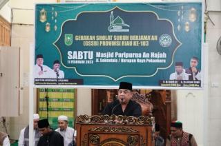 Melalui GSSB, Wagubri Gencar Ajak Masyarakat Kembali Ramaikan Masjid