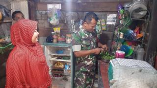 Buruh Cuci di Kelurahan Kotabaru Dibantu Lewat Program Babinsa Masuk dapur