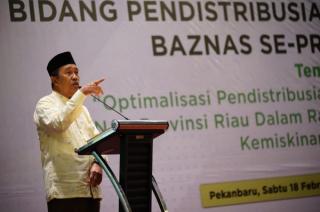 Gubernur Syamsuar Harap BAZNAS Bantu Menanggulangi Kemiskinan Ekstrem