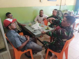 Babinsa Koramil 02/Kota Sosialisasi ke Warga Pentingnya Nilai-nilai Pancasila
