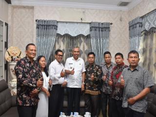 Kamsol Terima Audiensi Pengurus Aras Gereja Kampar