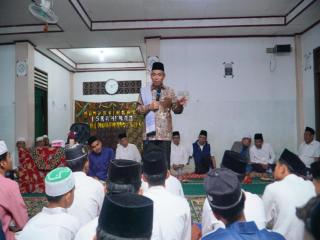 Pj Bupati Kampar Hadiri Peringatan Isra Mikraj di Ponpes Miftahul Muarrif