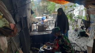 Bantu Ketahanan Pangan, Babinsa Koramil 02/Kota Masuk Dapur Warga