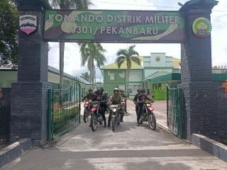 Patroli Gabungan TNI Polri Minimalisir Gangguan Kamtibmas di Pekanbaru