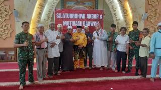 Babinsa Koramil 02 Monitoring Wagub Riau Safari Dakwah di Mesjid Gunung Merah