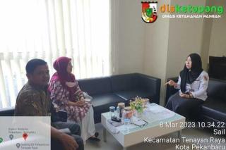 Tekan Inflasi, Perwakilan Holding Food.id Koordinasi dengan Disketapang Pekanbaru