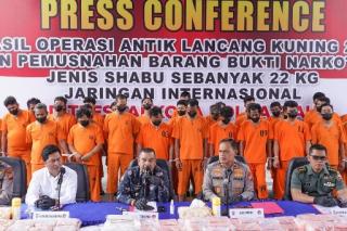 Wagubri Apresiasi Polda Riau Amankan 87 Kg Sabu dan 55.452 Butir Ekstasi